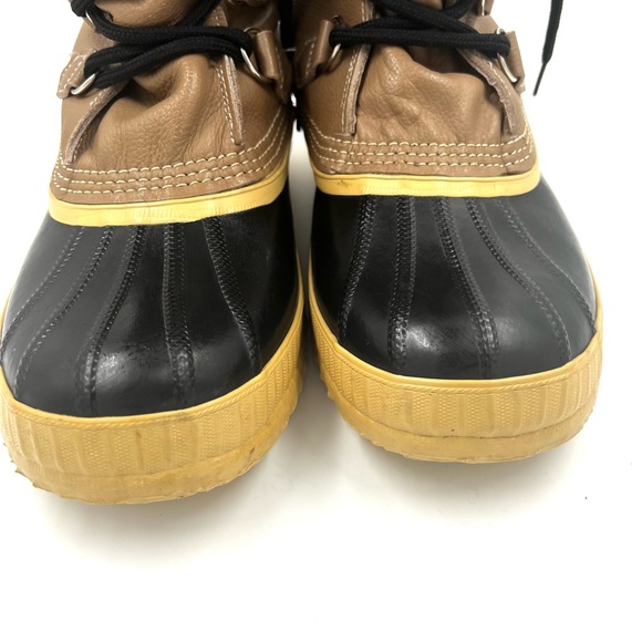 Sorel Manitou Steel Shank Waterproof Boots Sub Zero Removable Liner Beige - Picture 5 of 14